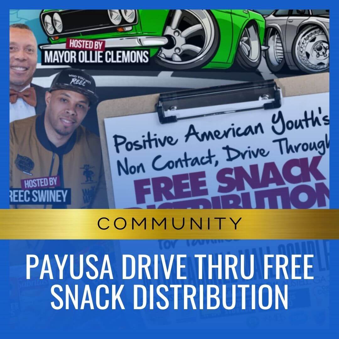 PayUSA Drive Thru Free Snack distribution