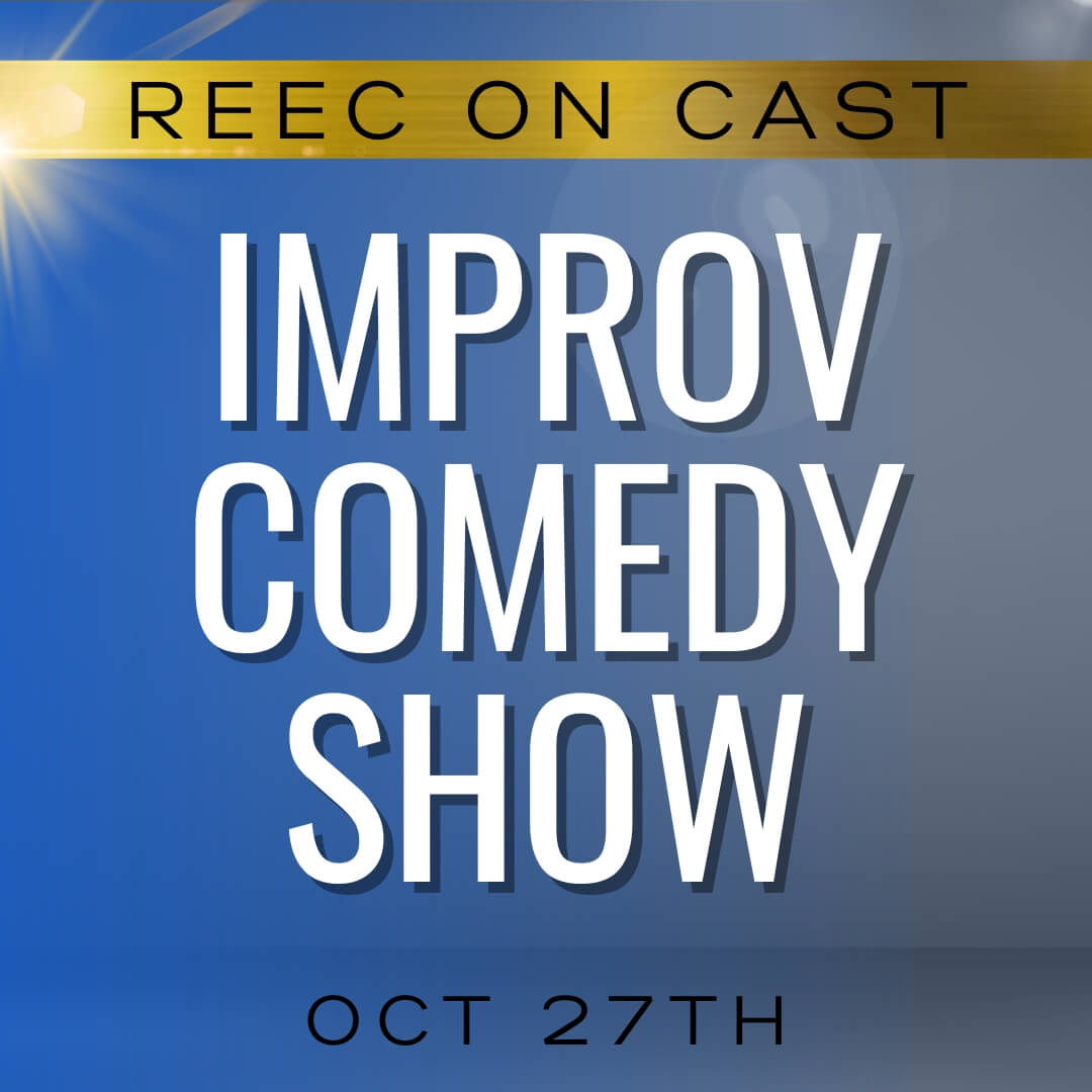 Reec on cast - improv comedy show (1)